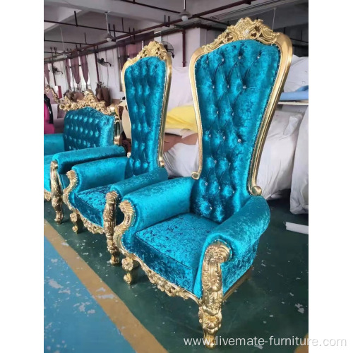 cheap princess king throne chair for wedding